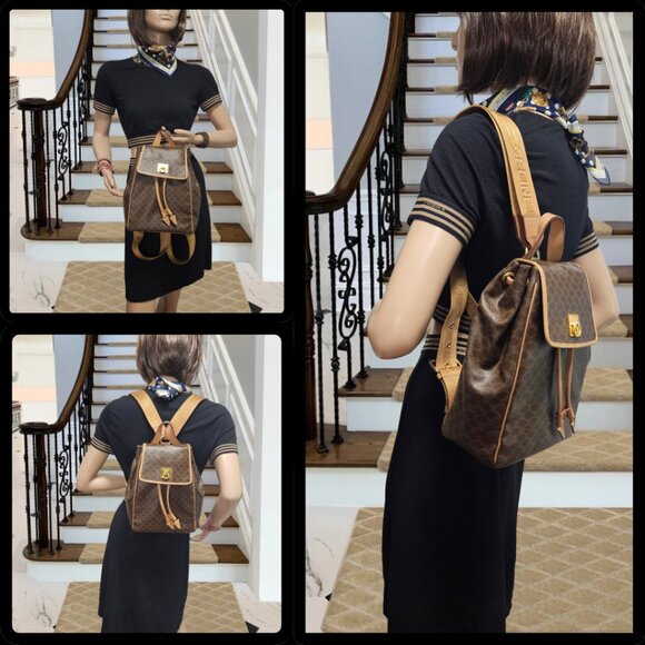 Céline  Macadam Triomphe Backpack - Picture 17 of 17